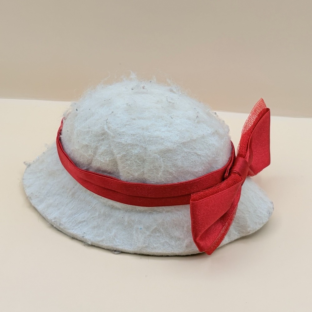 American Girl Doll Hat With Red Bow Kit's Accessories RETIRED Historical Hat